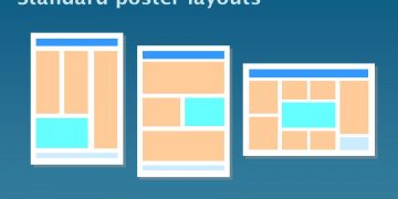 poster font size
