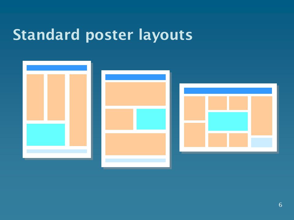 font sizes for posters