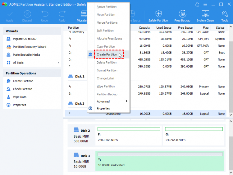 Two Free Ways To Create And Format Partitions